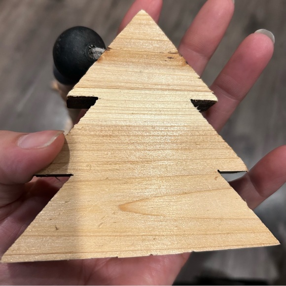 Rustic Farmhouse Christmas Garland Set Holiday Trees Wooden Beads Neutral 55” - Picture 8 of 8